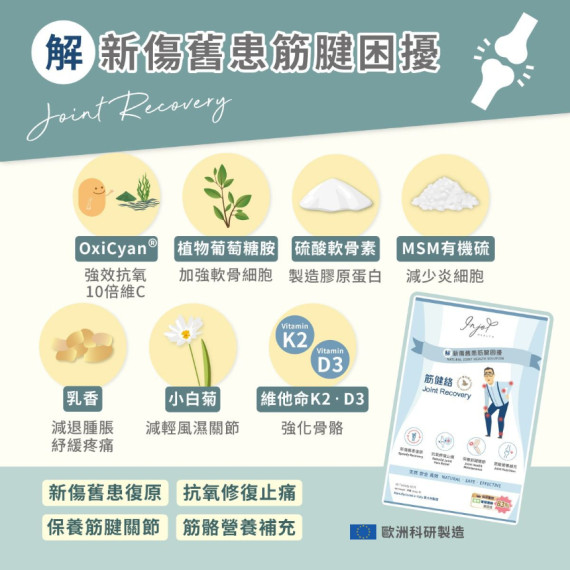 INJOY Health - 筋健絡 Joint Recovery (40 Tabs)